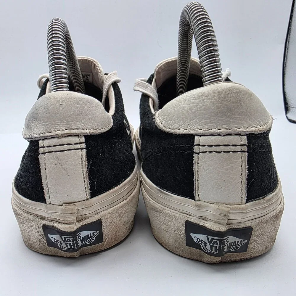 Vans Acer Ni SP Womens Size 8 Black Marshmallow Sneaker Shoes Skateboarding